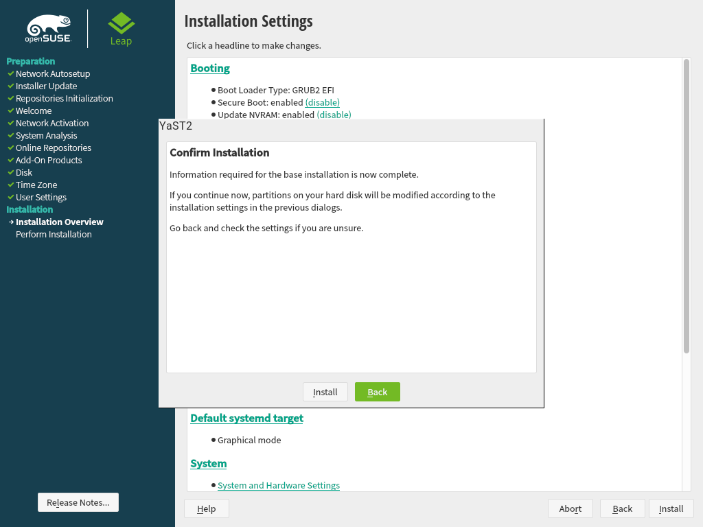 openSUSE Leap 15.4